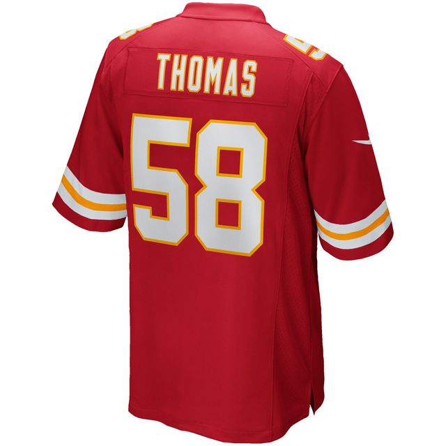 Maillot de joueur retraité Nike Derrick Thomas des Chiefs Kansas City pour hommes, rouge