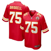 Maillot de match Nike Ethan Driskell rouge Kansas City Chiefs pour homme