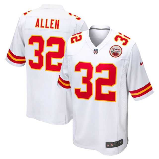 Maillot de match joueur retraité Nike Marcus Allen pour hommes, blanc, Kansas City Chiefs