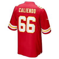Maillot Nike Mike Caliendo pour homme, rouge, joueur de match des Chiefs Kansas City