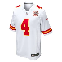 Men's Nike Rashee Rice  White Kansas City Chiefs Game Jersey