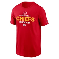 Men's Nike Red Kansas City Chiefs 2024 NFL Playoffs T-Shirt