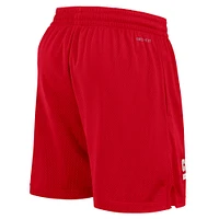 Men's Nike Red Kansas City Chiefs 2024 Sideline Performance Mesh Shorts
