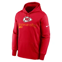 Men's Nike Red Kansas City Chiefs Performance Pullover Hoodie