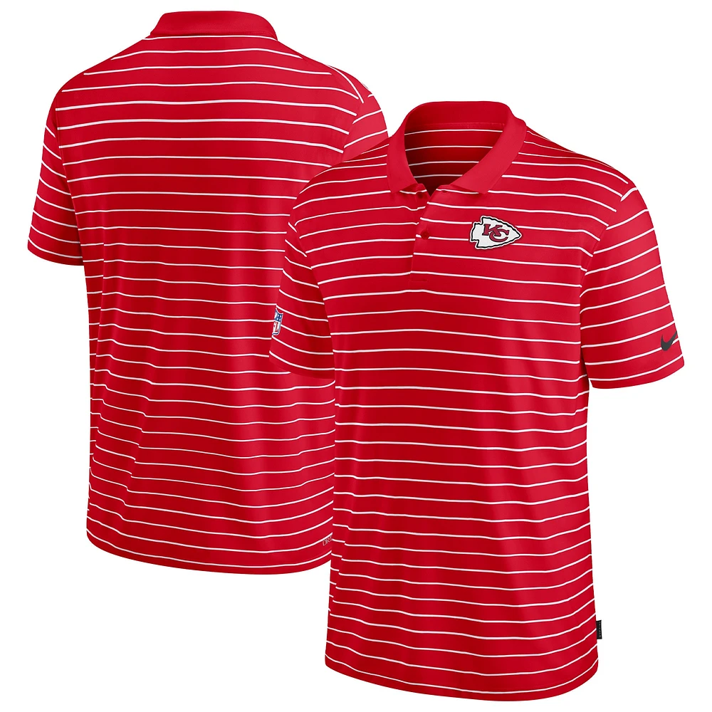 Men's Nike Red Kansas City Chiefs Sideline Lock Up Victory Performance Polo