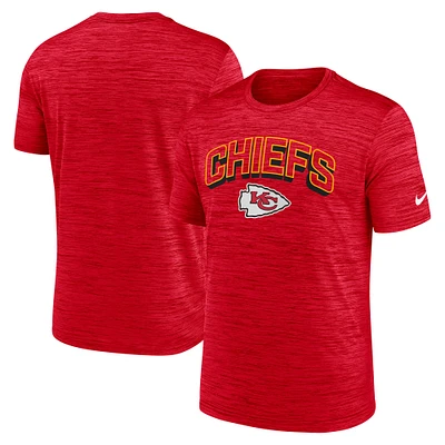 T-shirt Nike Velocity Performance rouge Kansas City Chiefs pour homme