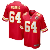 Maillot de match Nike Wanya Morris rouge Kansas City Chiefs pour homme