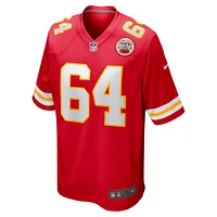 Maillot de match Nike Wanya Morris rouge Kansas City Chiefs pour homme