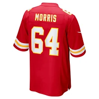 Maillot de match Nike Wanya Morris rouge Kansas City Chiefs pour homme