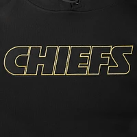 Men's Pro Standard Black Kansas City Chiefs Classic Chenille Pullover Hoodie