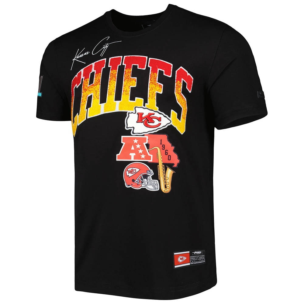 Men's Pro Standard Black Kansas City Chiefs Hometown Collection T-Shirt