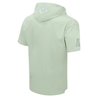 Men's Pro Standard Green Kansas City Chiefs Neutral Short Sleeve Pullover Hoodie