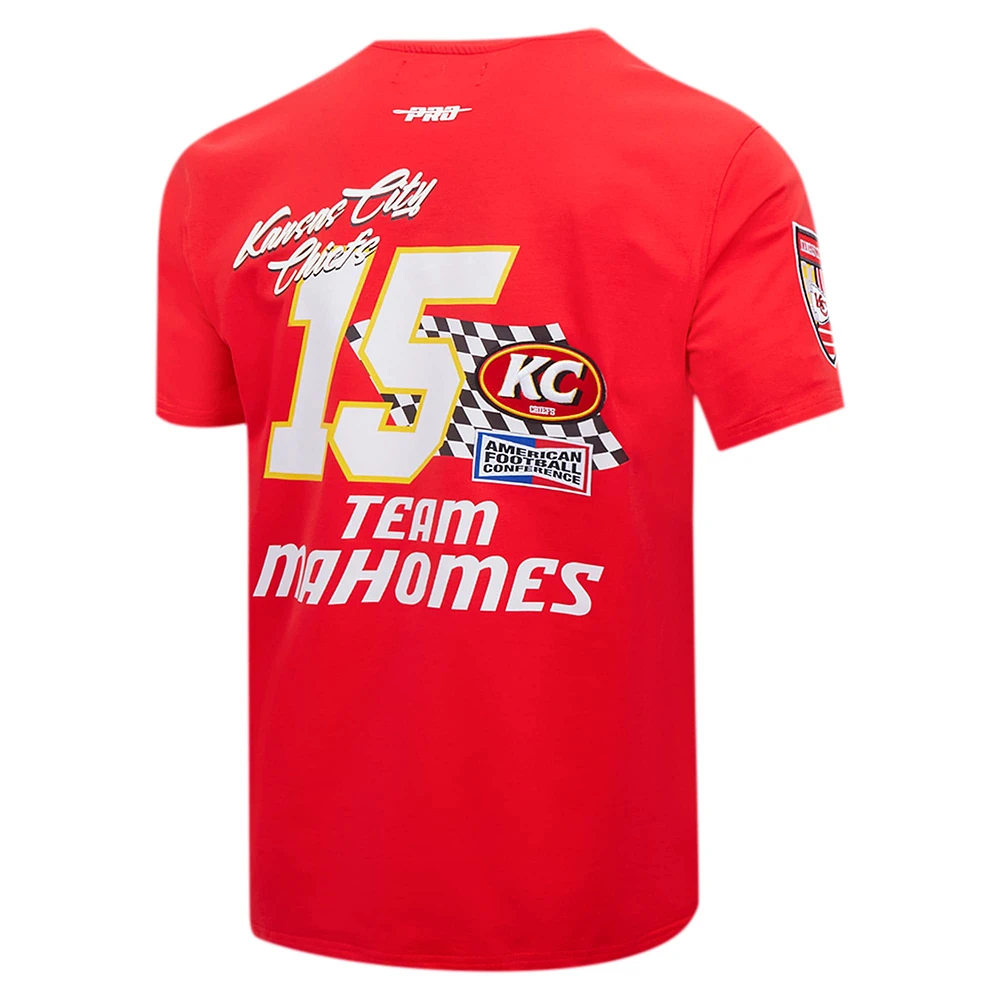 Men's Pro Standard Patrick Mahomes Red Kansas City Chiefs Fast Lane Name & Number Player T-Shirt
