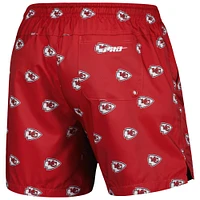 Men's Pro Standard  Red Kansas City Chiefs Allover Print Mini Logo Shorts