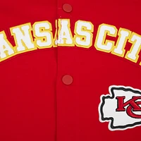 Men's Pro Standard Red Kansas City Chiefs Classic Warm-Up Short Sleeve Full-Snap Jacket