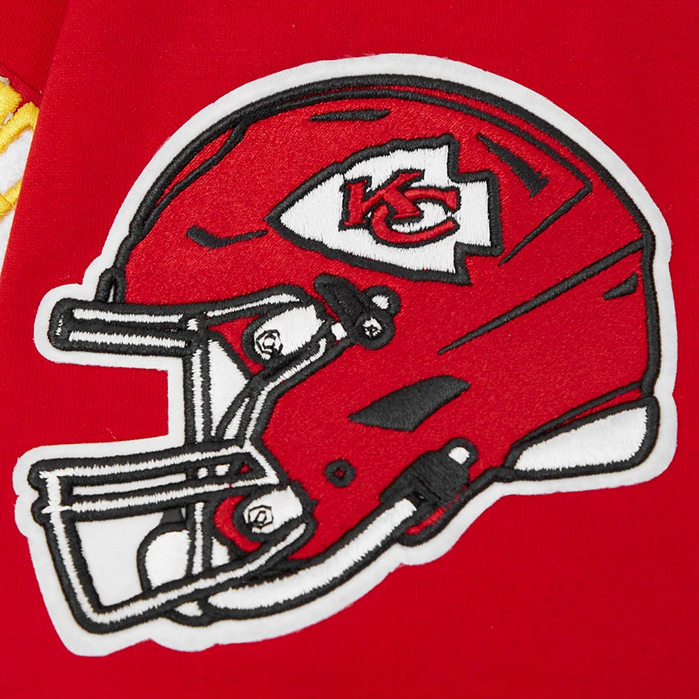 Men's Pro Standard Red Kansas City Chiefs Classic Warm-Up Short Sleeve Full-Snap Jacket