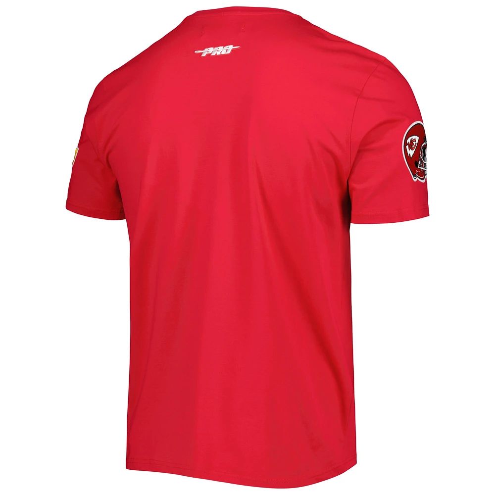 Men's Pro Standard Red Kansas City Chiefs Mash Up T-Shirt