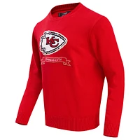 Men's Pro Standard Red Kansas City Chiefs Prep Knit Sweater