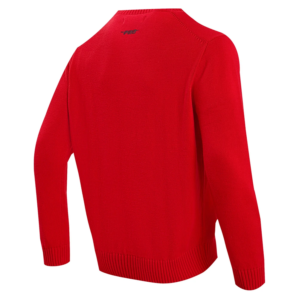 Men's Pro Standard Red Kansas City Chiefs Prep Knit Sweater