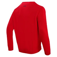 Men's Pro Standard Red Kansas City Chiefs Prep Knit Sweater