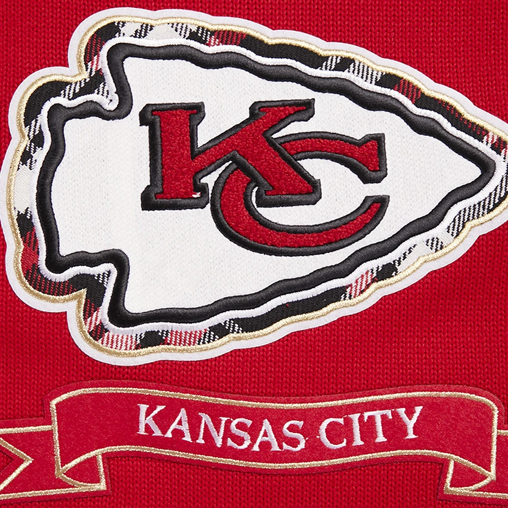 Men's Pro Standard Red Kansas City Chiefs Prep Knit Sweater
