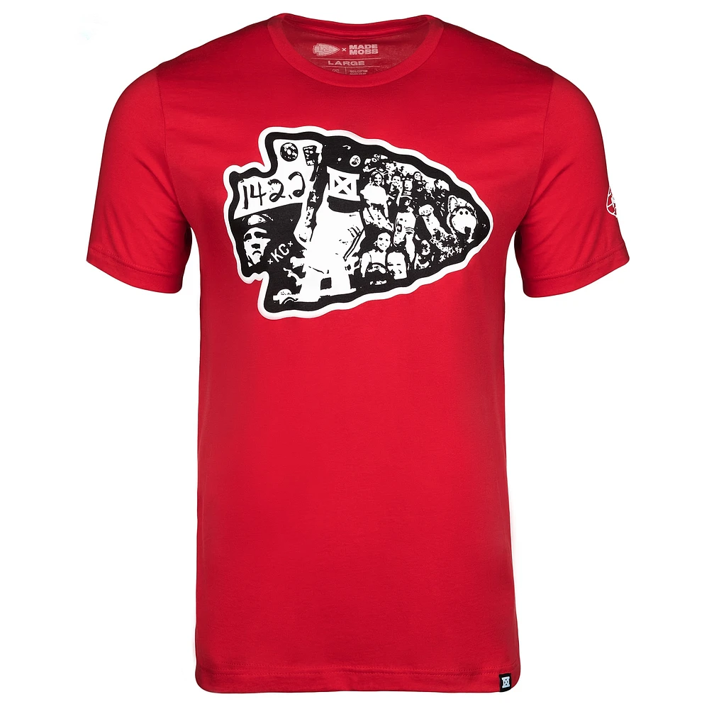 Men's Red Kansas City Chiefs x MADE MOBB T-Shirt