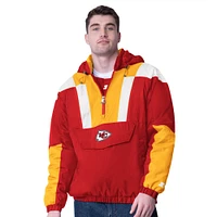 Men's Starter Red Kansas City Chiefs Charger Pullover Jacket