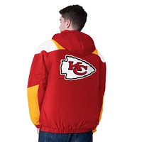 Men's Starter Red Kansas City Chiefs Charger Pullover Jacket