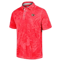 Polo Tommy Bahama rouge pour homme Kansas City Chiefs Sport Santiago Paradise