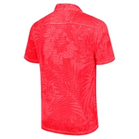 Polo Tommy Bahama rouge pour homme Kansas City Chiefs Sport Santiago Paradise