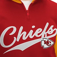 Men's Tommy Hilfiger Red/Gold Kansas City Chiefs Aiden Quarter-Zip Sweatshirt