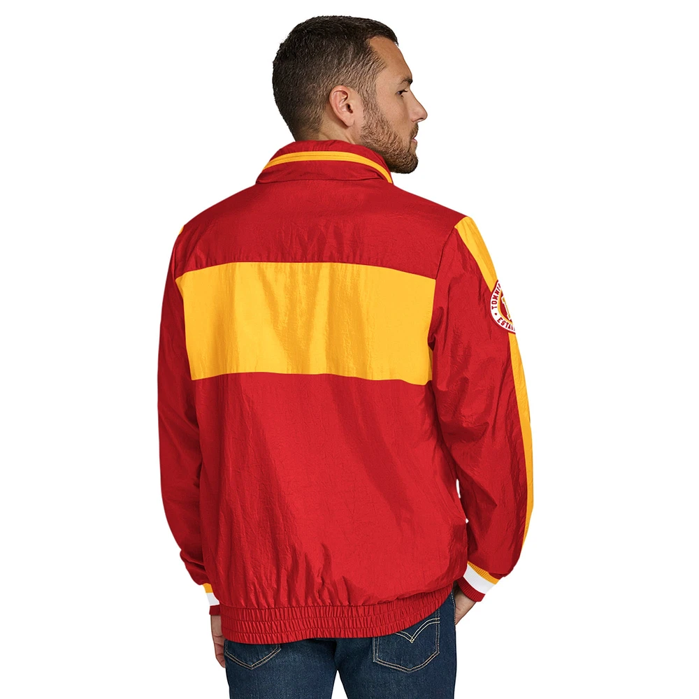 Men's Tommy Hilfiger Red Kansas City Chiefs Gael Lightweight Half-Zip Hoodie Jacket