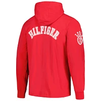 Men's Tommy Hilfiger  Red Kansas City Chiefs Morgan Long Sleeve Hoodie T-Shirt