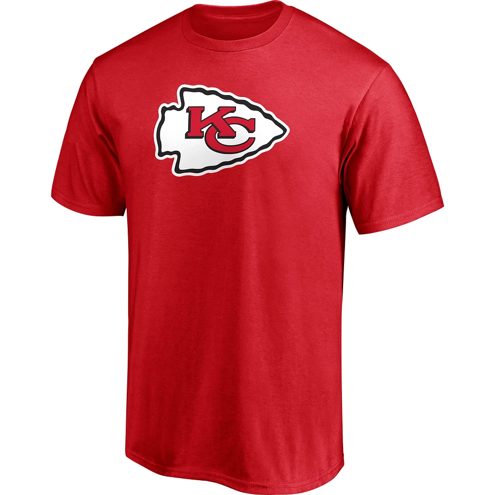 Men's Travis Kelce Red Kansas City Chiefs Player Icon Name & Number T-Shirt