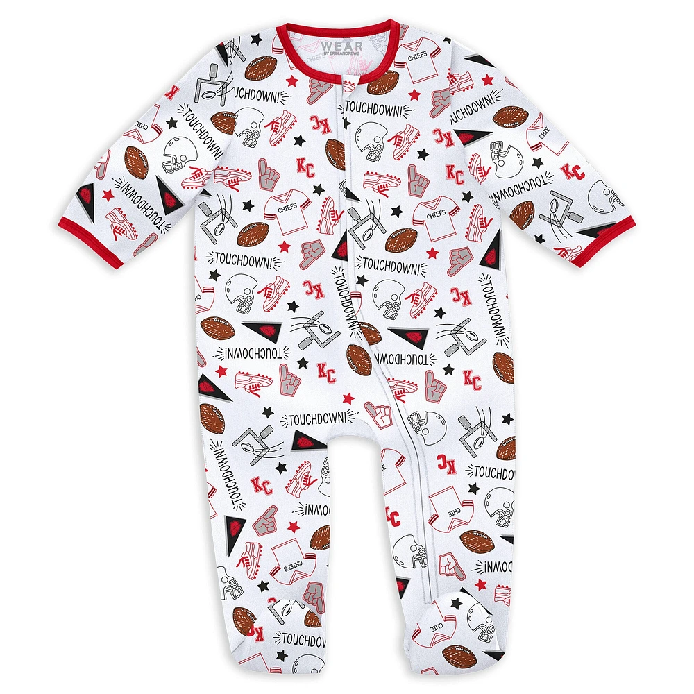 Newborn & Infant WEAR by Erin Andrews Kansas City Chiefs Sleep Play Set