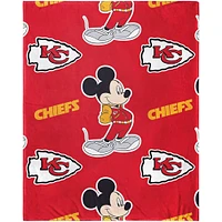 Northwest x Disney Kansas City Chiefs Mickey Hugger Pillow & Silk Touch Throw Set