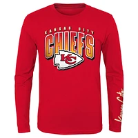 Preschool Gold/Red Kansas City Chiefs Fan Fave T-Shirt Combo Set