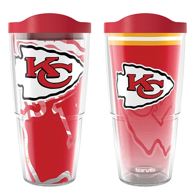 Tervis  Kansas City Chiefs 24oz NFL 2 PACK Genuine & Forever Fan
