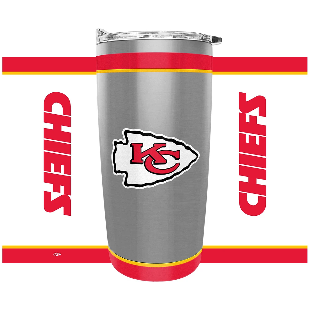 The Sports Vault Kansas City Chiefs 20oz. Stainless Steel Tumbler