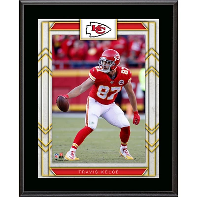 Plaque sublimée du joueur Travis Kelce des Kansas City Chiefs 10,5" x 13"