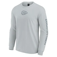 Unisex Fanatics Gray Kansas City Chiefs Elements Strive Long Sleeve T-Shirt