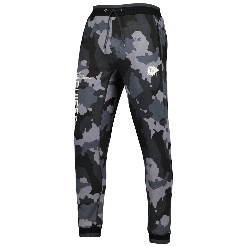 Unisex The Wild Collective Black Kansas City Chiefs Camo Jogger Pants