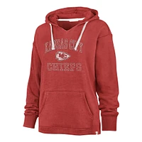 Women's '47  Red Kansas City Chiefs Plus Clarity Kennedy Pullover Hoodie