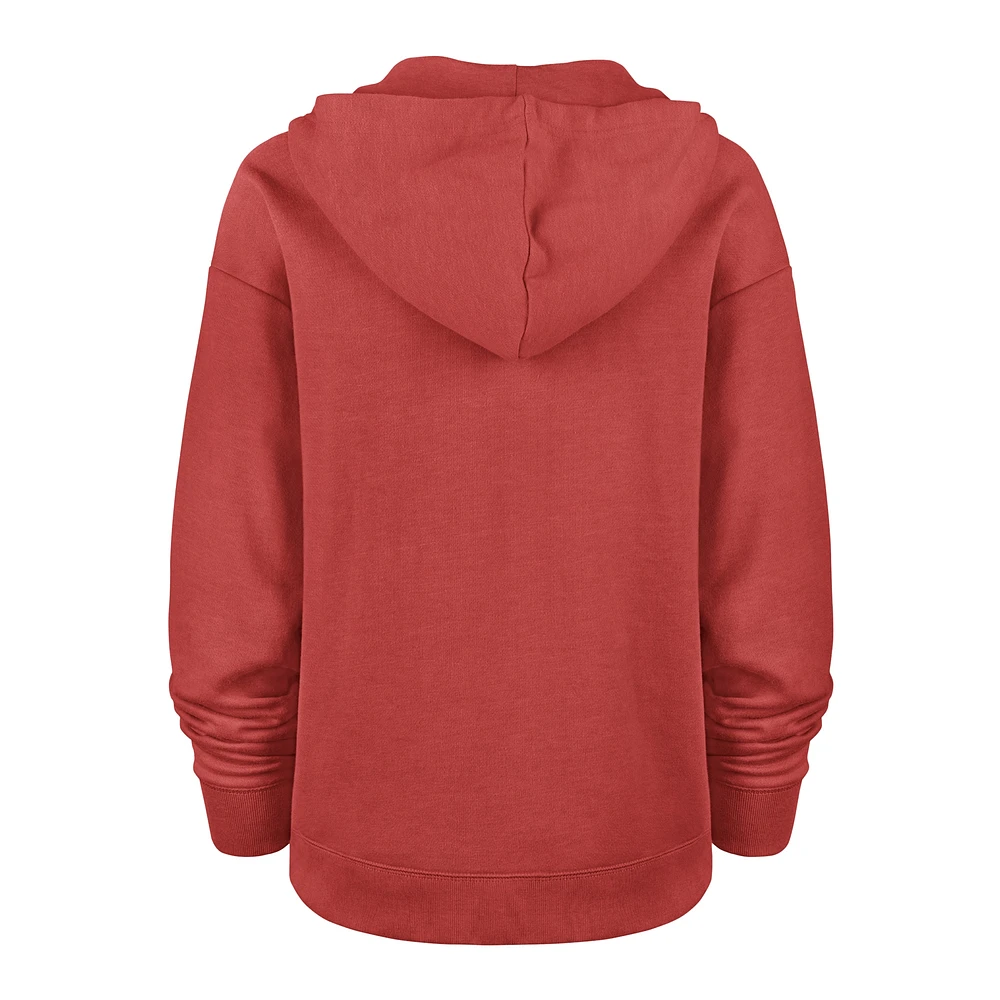 Women's '47  Red Kansas City Chiefs Plus Clarity Kennedy Pullover Hoodie