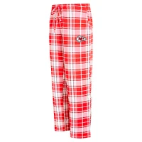 Women's Concepts Sport Red Kansas City Chiefs Ashford Plaid Knit Pants