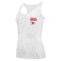Women's Concepts Sport White Kansas City Chiefs Plus Quartz Tank Top & Shorts Set