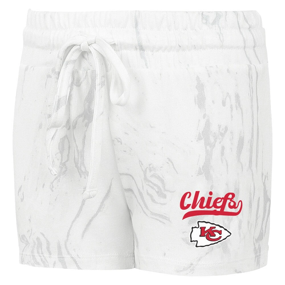 Women's Concepts Sport White Kansas City Chiefs Plus Quartz Tank Top & Shorts Set