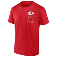 Women's Fanatics Red Kansas City Chiefs Super Bowl LVIII Champions Roster T-Shirt
