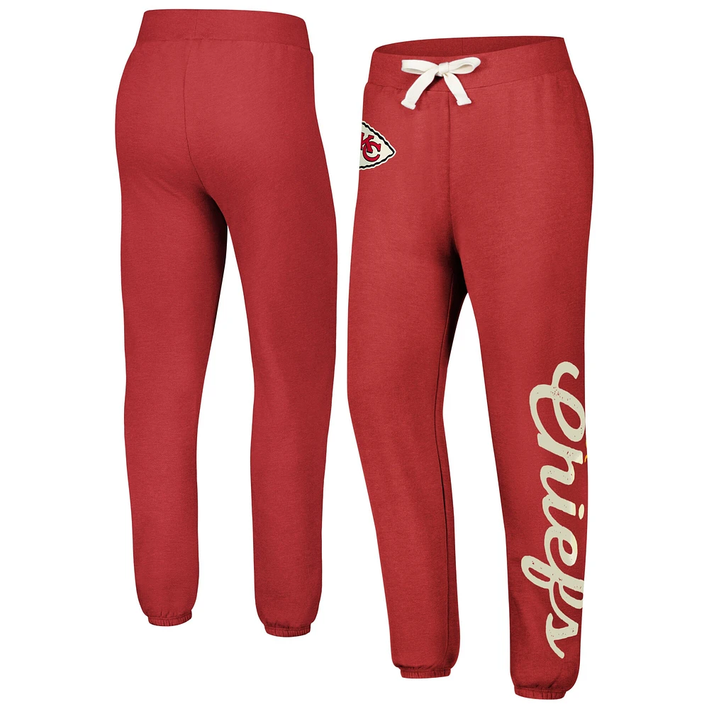 Women's G-III 4Her by Carl Banks Red Kansas City Chiefs Scrimmage Fleece Pants