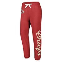 Women's G-III 4Her by Carl Banks Red Kansas City Chiefs Scrimmage Fleece Pants
